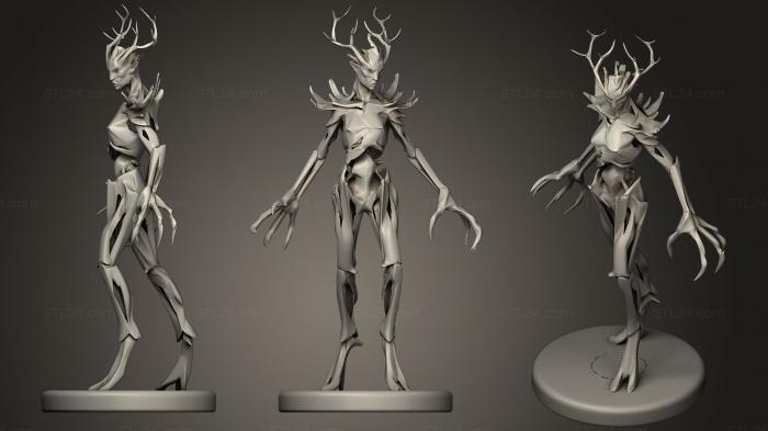 Figurines heroes, monsters and demons (Spriggan (Skyrim), STKM_1221) 3D models for cnc